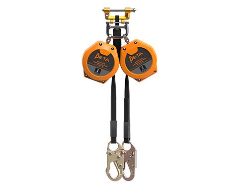 BETA-Twin Webbing Personal Fall LimiterExternal Shock Absorbing System