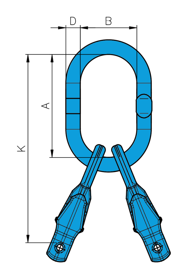 G-100 Adjustable Master Link, 2-Leg-YOKE Industrial Corp.