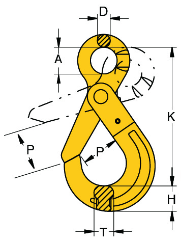 Eye Self Locking Hook-YOKE Industrial Corp.